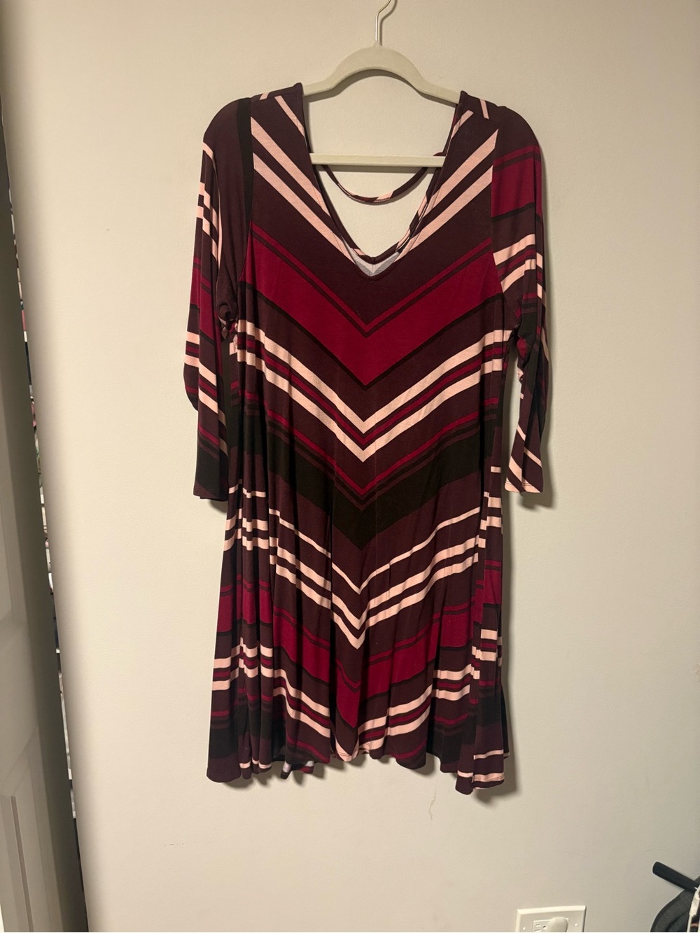 Torrid Long Sleeve Striped Dress 1X